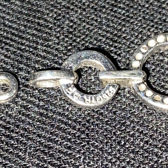 925 Silver GTR ©️ 7 Bracelet - Beautiful!! - Picture 3 of 6